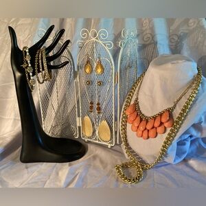 Gold Tone Costume Jewelry Lot